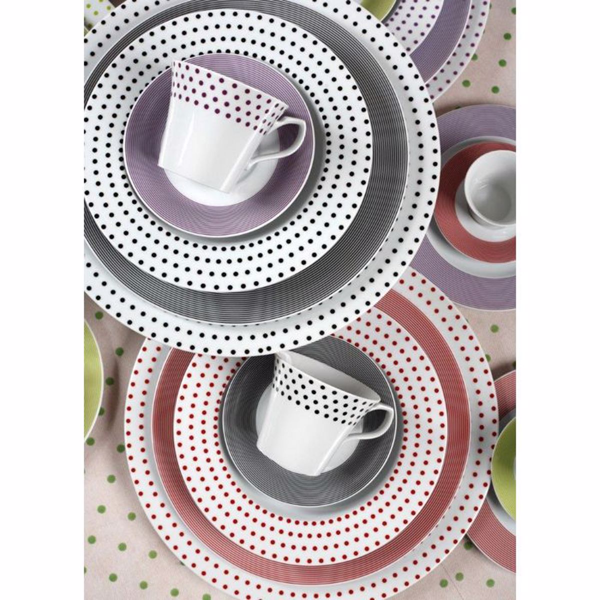Cryspo Trio Serbitsio Fagtou 20 Temaxion Porselanis 'MATRIX' PINK 1530140